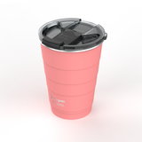 Insulated Stackable Tumbler 16 oz - Coral