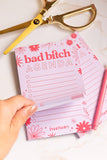 Bad Bitch Agenda Notepad