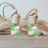 Hanging Car Diffusers | Cucumber Melon | Made in USA: Round Bottle