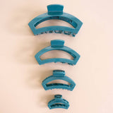 Open Teal With It Large Hair Clip