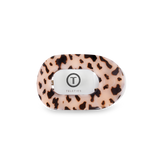 Teleties Round Flat Hair Clip | Small | Blonde Tortoise