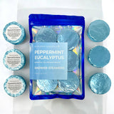 Peppermint Eucalyptus Shower Steamers 6 Pack - Made in USA