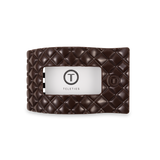 Teleties Flat Rectangle Hair Clip | Medium | Truly Taupe Quilted