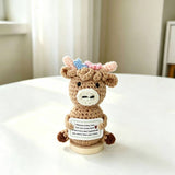 Handmade Crochet Animal Figurine Desk Ornament Home Decor: Salamander Figurine