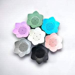 Lotus Shape: Charcoal Shower Steamer Tray