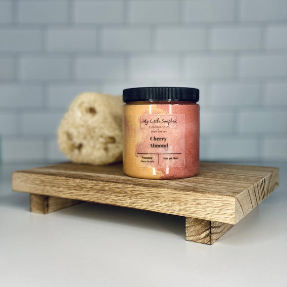 Cherry Almond Foaming Sugar Scrub 8 oz