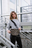Farah Fanny Pack Shldr Sling Bag - Tan Checkered RTS