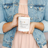 Nana Definition Grandma Gift Soy-Based Candle