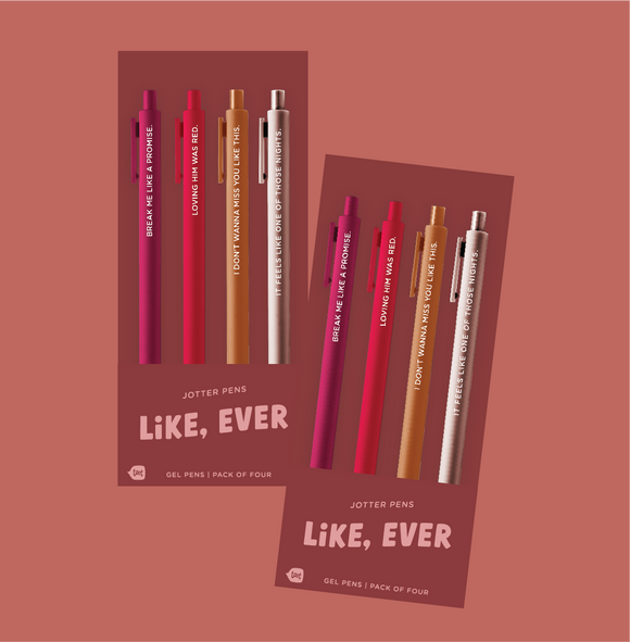 Like Ever (Red) Swiftie Pen Set