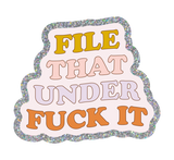 Non-Packaged Individual Glitter Stickers: That's A Nope