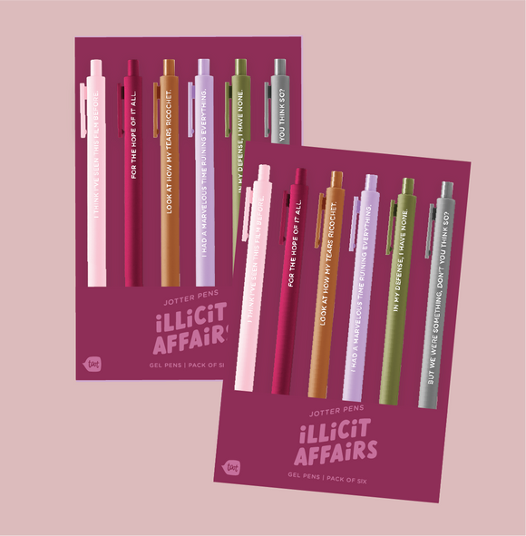 Illicit Affairs (Folklore) Swiftie Pen Set