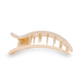 Teleties Round Flat Hair Clip | Medium | Almond Beige