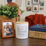 Nana Definition Grandma Gift Soy-Based Candle