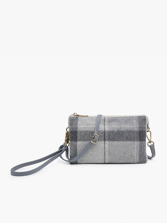 All the Pockets Crossbody in Grey