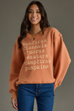 Bonfires Sweatshirt in Rust