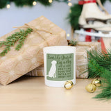 Grinch Has A Dog Candle