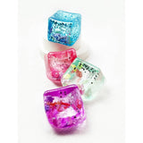 Ocean Glitter Cube Squishy Fidget Toy