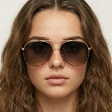 ACE - Unisex Aviator Sunglasses – Polarized Hair-Friendly: Jet Black