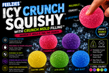 FEELZiES™ Icy Crunch Squishy™ featuring CrunchCore™ Filling: Blue Blast