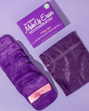 Queen Purple Makeup Eraser 7-Day Set