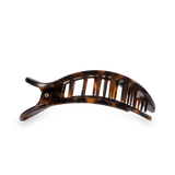 Teleties Round Flat Hair Clip | Medium | Tortoise