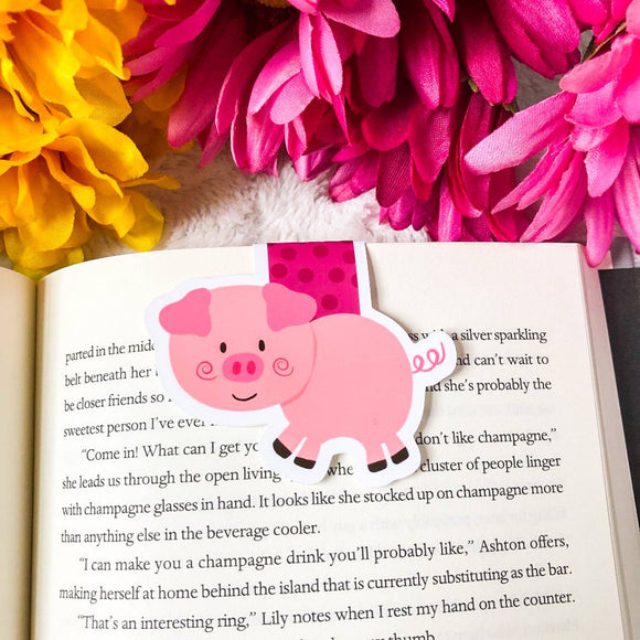 Pig Magnetic Bookmark