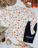IN STOCK Blair Long Sleeve Top - Harvest Leaves: Small