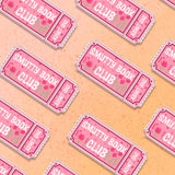 Smutty Book Club Ticket Sticker - Readers and Bookstores