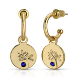 December Birth Month Flower Earrings