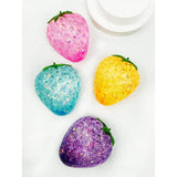 Textured Sugary Strawberry Squishy Toy