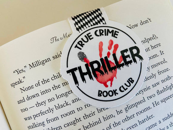 True Crime Thriller - Magnetic Bookmark  2.0 x 2.0