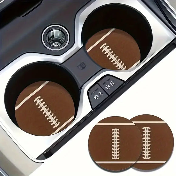 Football Car Coaster Set