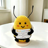 Handmade Crochet Animal Figurine Desk Ornament Home Decor: Bird Figurine