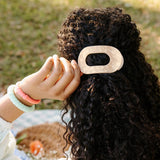 Teleties Flat Round Hair Clip | Medium | Soft Surf