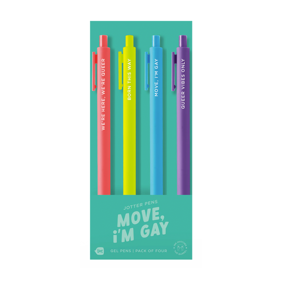 Jotter Sets 4 Pack: Move I'm Gay