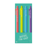 Jotter Sets 4 Pack: Move I'm Gay