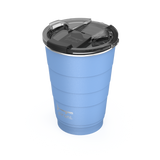 Insulated Stackable Tumbler 16 oz - Sparkle Azure Blue