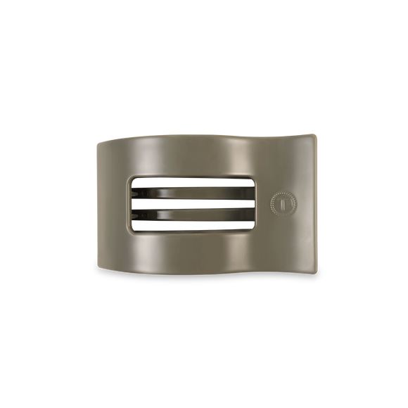 Teleties Flat Rectangle Hair Clip | Small | Sage It Ain't So