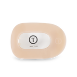 Teleties Round Flat Hair Clip | Medium | Almond Beige