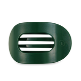 Teleties Round Flat Hair Clip | Large | Mistletoe