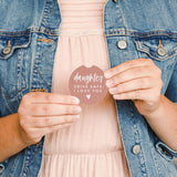 Pink Drive Safe Daisies Car Coaster Set