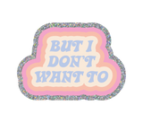 Non-Packaged Individual Glitter Stickers: That's A Nope