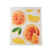 Patterned Orange Swedish Dishcloths - Sponge Clothes