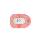 Teleties Flat Round Hair Clip | Small | Dreamsicle