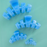 Teleties Classic Hair Clip | Large | Blue Lagoon