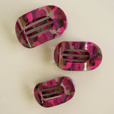 Garden Glam Large Flat Round Hair Clip