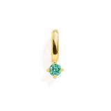 Birthstone Charm: Yellow Topaz / Silver