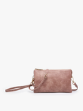 Dark Rose All the Pockets Crossbody/Wristlet