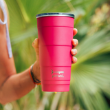 Insulated Stackable Tumbler 26 oz - Dragon Fruit Fuchsia