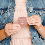 You Look Beautiful P.S. Car Coaster Set
